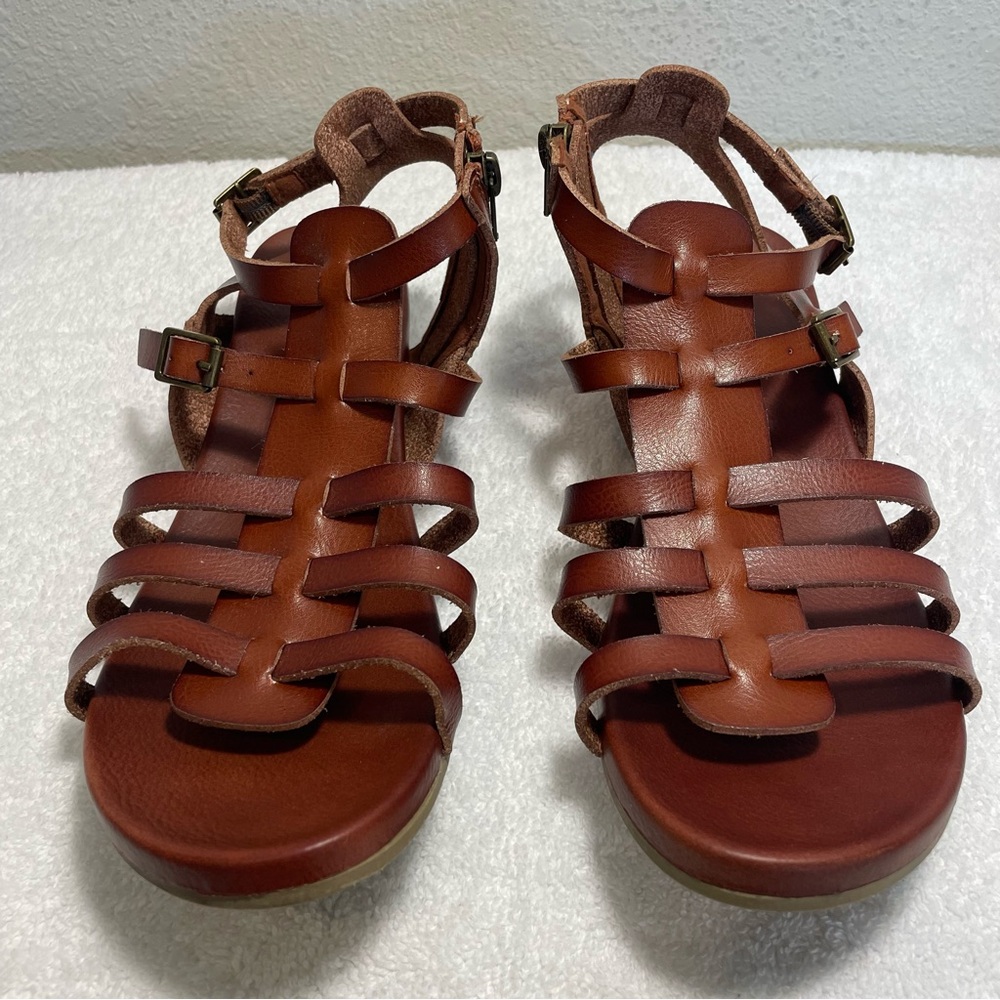 MIA Romma Sandals Cognac Brown Color - Picture 2 of 9